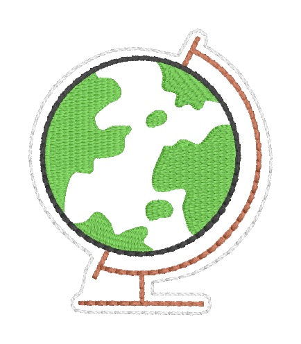 ITH 4x4 Globe Feltie
