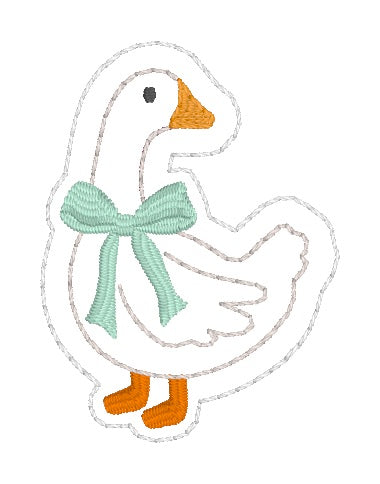 ITH 4x4 Goose Appliqué Feltie