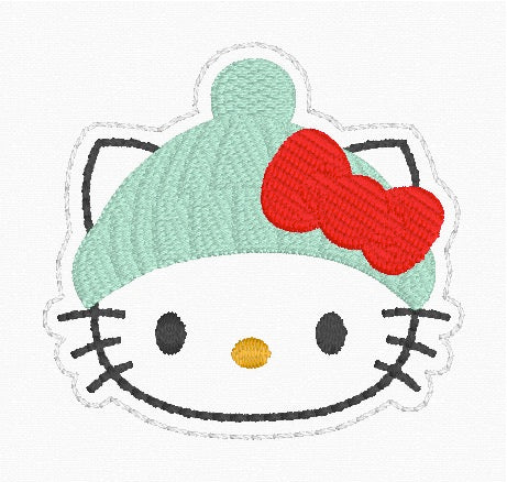 ITH 4x4 Kitty Beanie Feltie