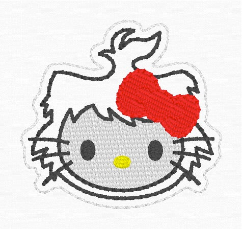 ITH 4x4 Kitty Mean One Feltie