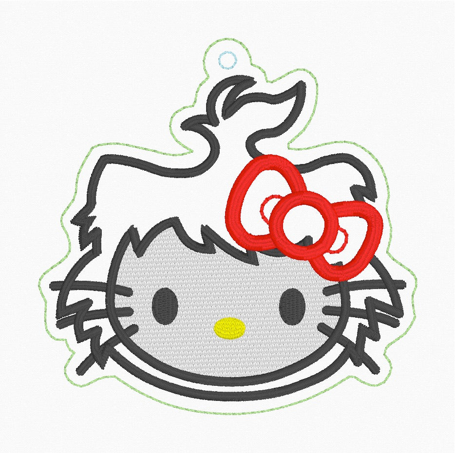 ITH 4x4 Kitty Mean One Appliqué Ornament