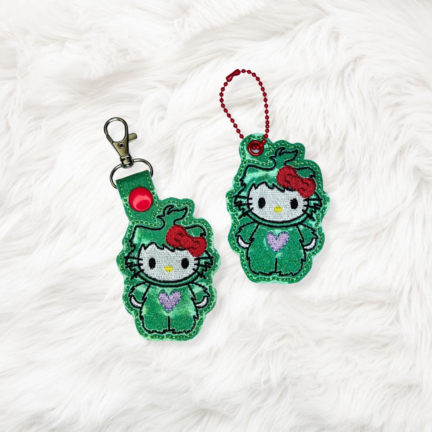 ITH 4x4 Kitty Mean One Snaptab/Eyelet
