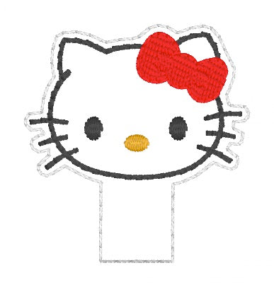 ITH 4x4 Kitty Pencil Topper