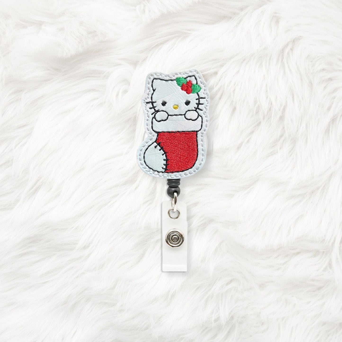 ITH 4x4 Kitty Stocking Feltie