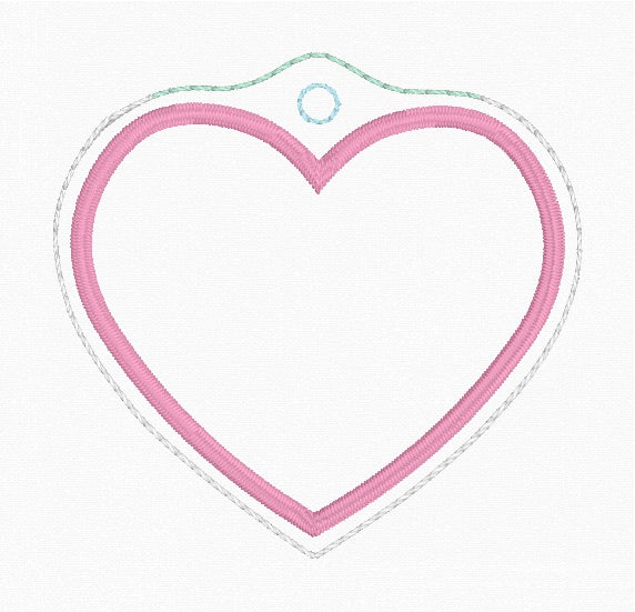 ITH 4x4 Heart Air Tag Holder
