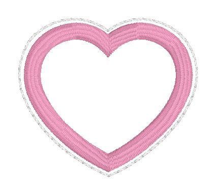ITH 4x4 Heart Appliqué Feltie
