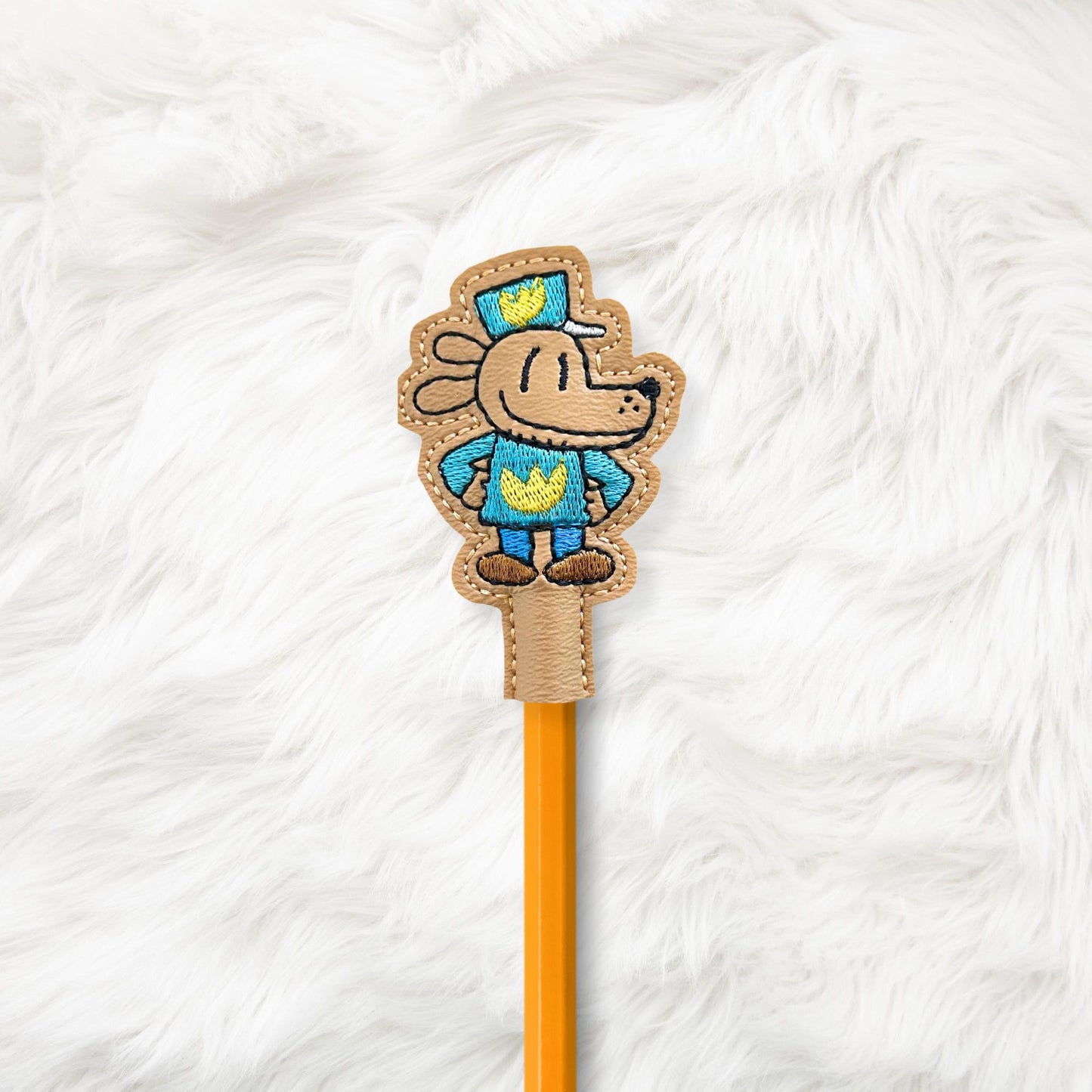 ITH 4x4 Dog Man Pencil Topper
