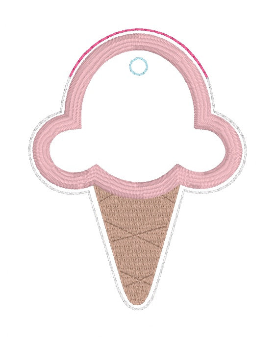 ITH 4x4 Ice Cream Cone Air Tag Holder