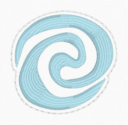 ITH 4x4 Island Swirl Feltie