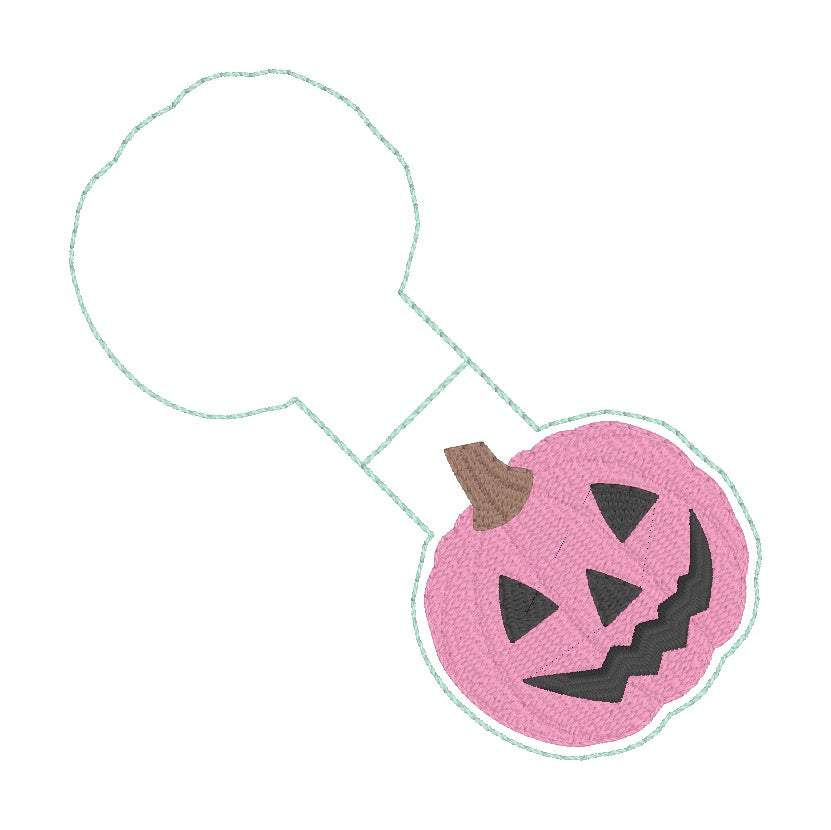 ITH 4x4 Jack O Lantern Foldover Magnetic Bookmark