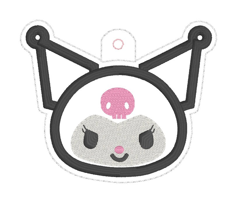 ITH 4x4 Kitty Friend Appliqué Snaptab/Eyelet
