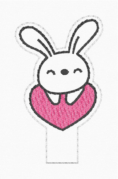 ITH 4x4 Love Bunny Pencil Topper
