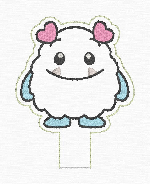ITH 4x4 Love Monster Pencil Topper