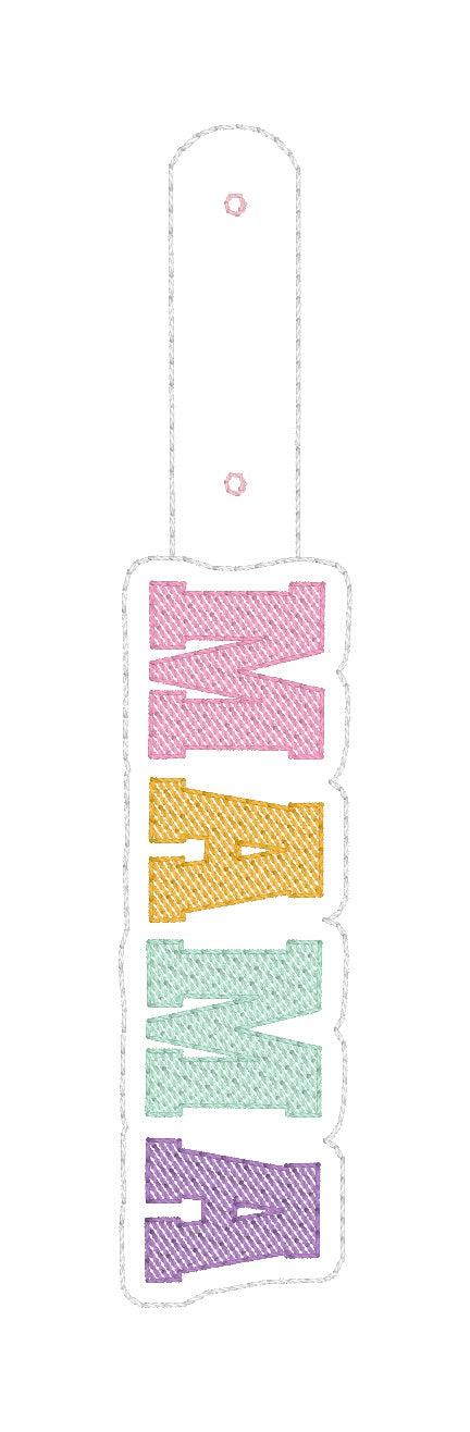 ITH 4x4, 5x7 Mama Snaptab/Eyelet