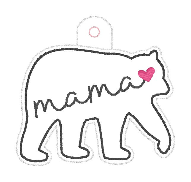 ITH 4x4 Mama Bear Snaptab/Eyelet