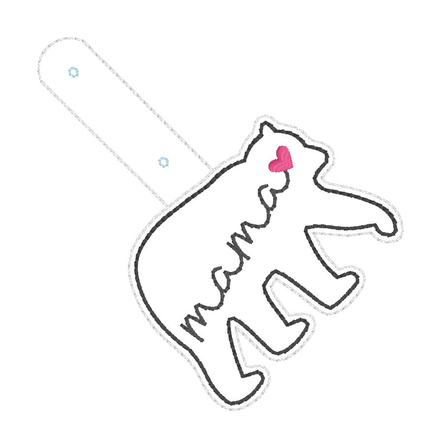 ITH 4x4 Mama Bear Snaptab/Eyelet