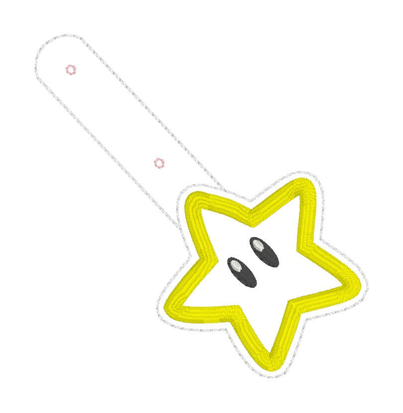 ITH 4x4 Star Appliqué Snaptab/Eyelet