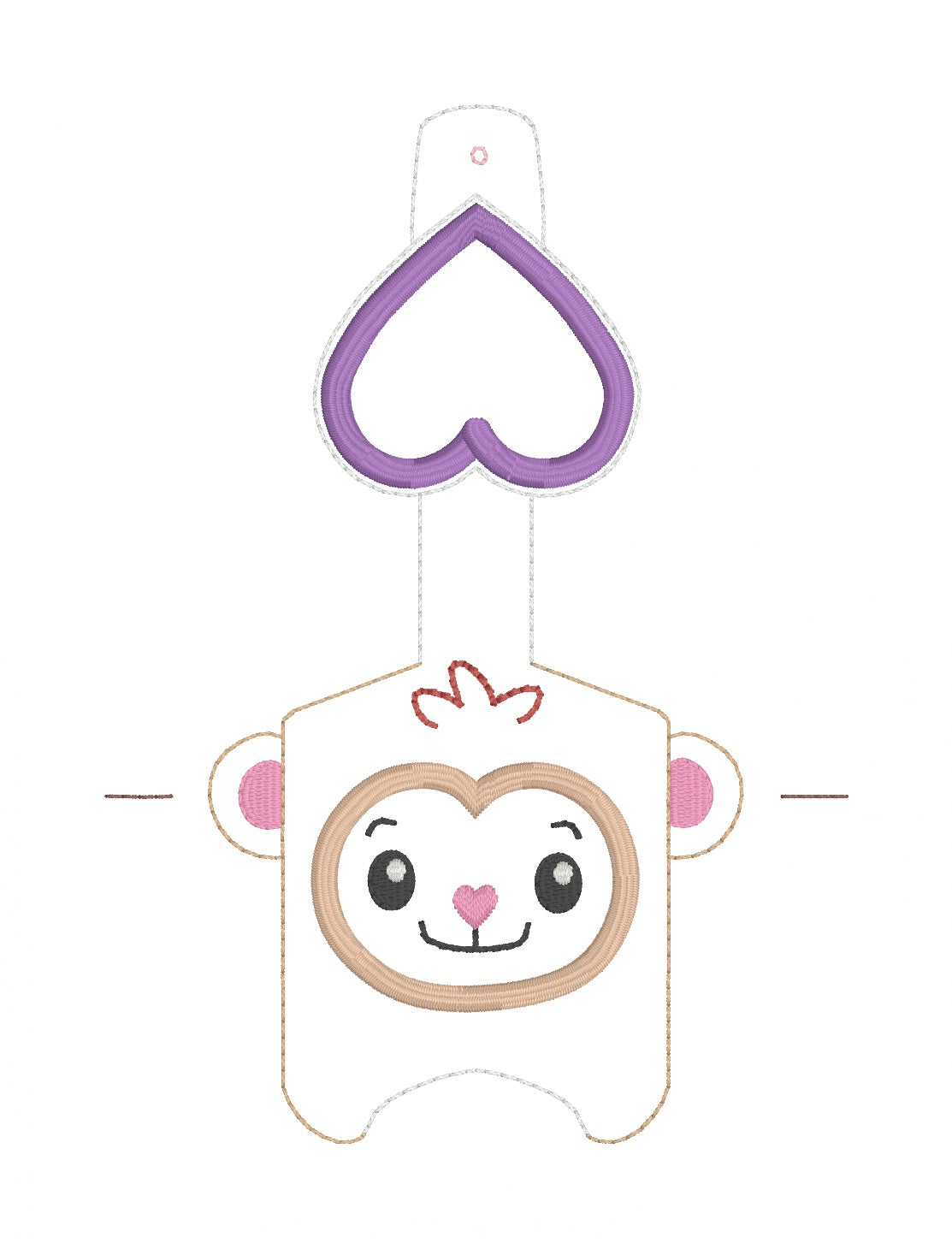 ITH 5x7 1oz Monkey Sanitizer Holder