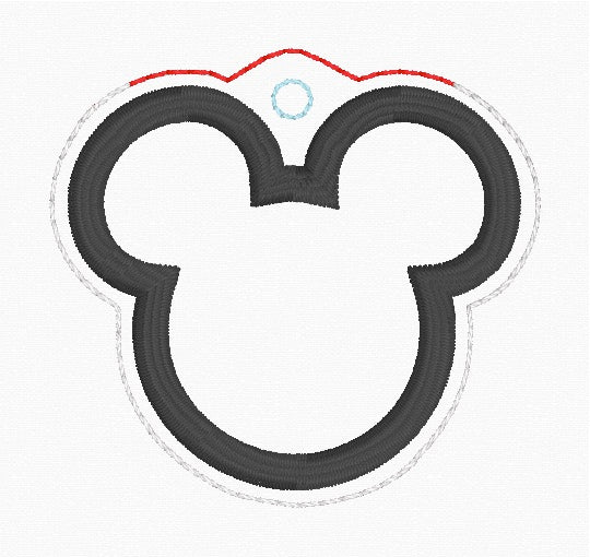 ITH 4x4 Mouse Appliqué Air Tag Holder