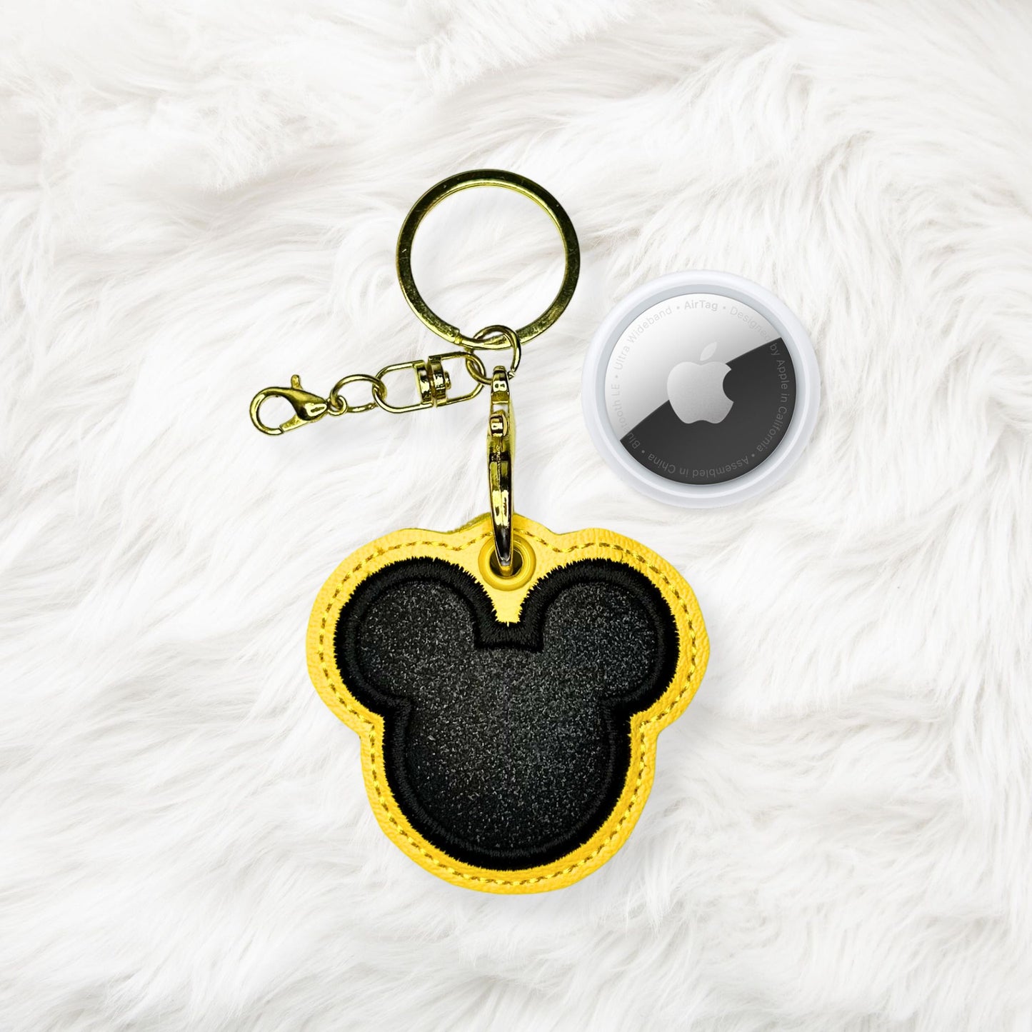ITH 4x4 Mouse Appliqué Air Tag Holder