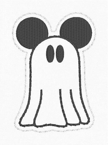 ITH 4x4 Mouse Ghost Feltie