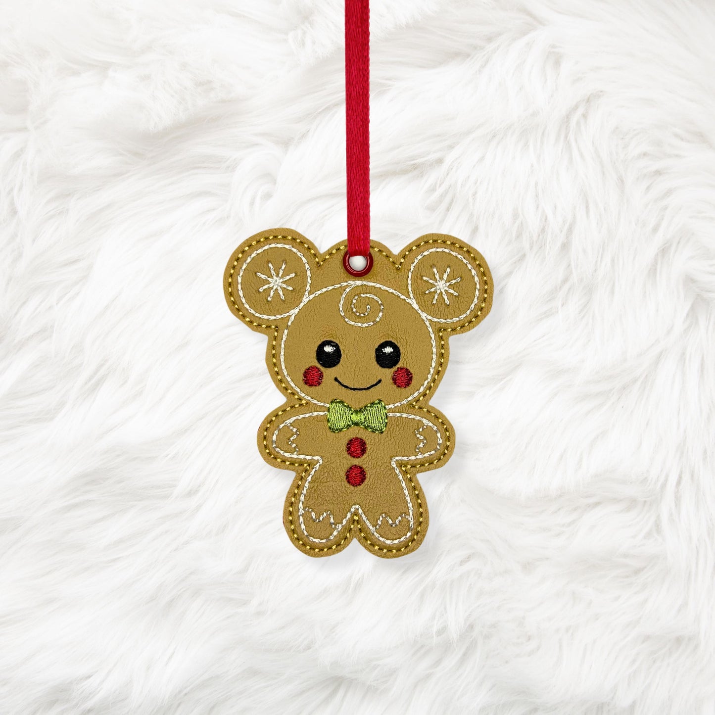 ITH 4x4 Mouse Gingerbread Ornament