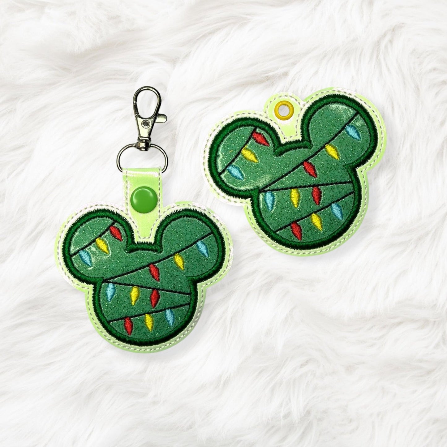 ITH 4x4 Mouse Lights Appliqué Snaptab/Eyelet
