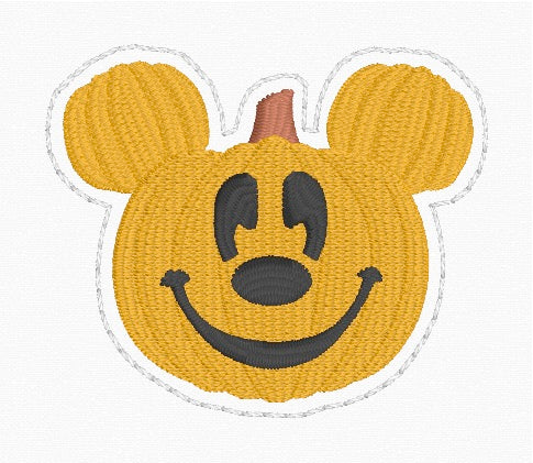 ITH 4x4 Pumpkin Mouse Feltie