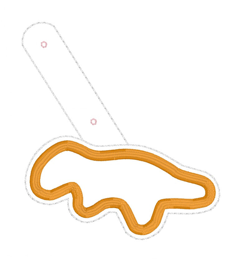 ITH 4x4 Dino Nugget 3 Applique Snaptab/Eyelet