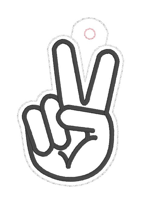 ITH 4x4 Peace Snaptab/Eyelet
