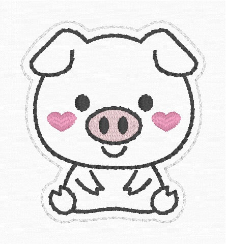 ITH 4x4 Piggy Feltie