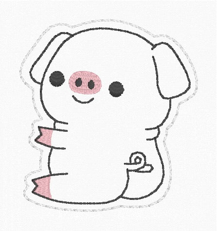ITH 4x4 Piggy Feltie