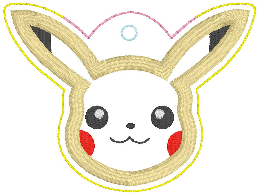 ITH 4x4 Yellow Guy Appliqué Air Tag Holder