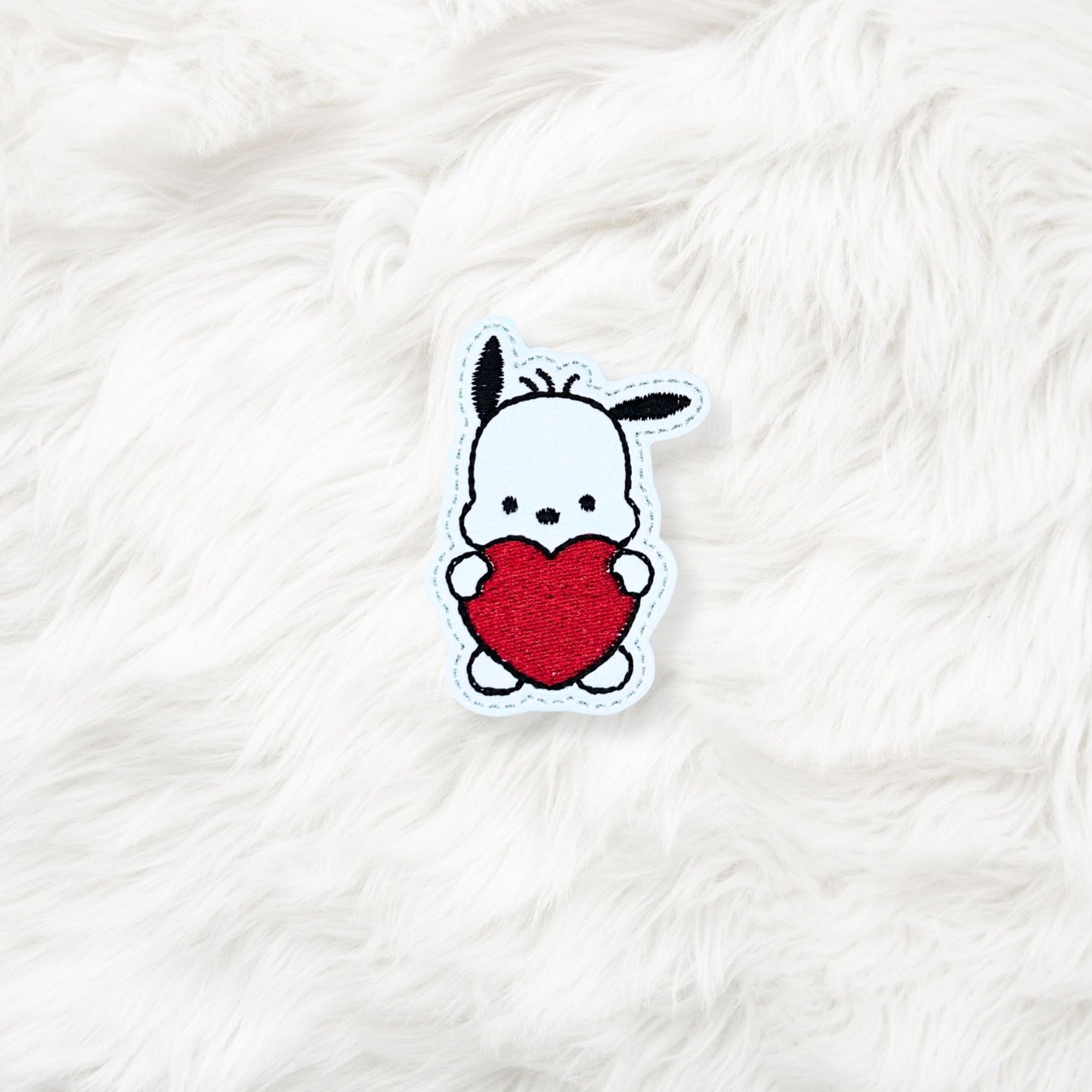 ITH 4x4 P Red Heart Feltie