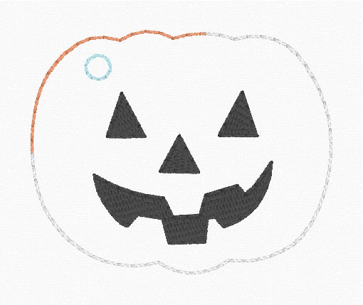 ITH 4x4 Pumpkin Air Tag Holder