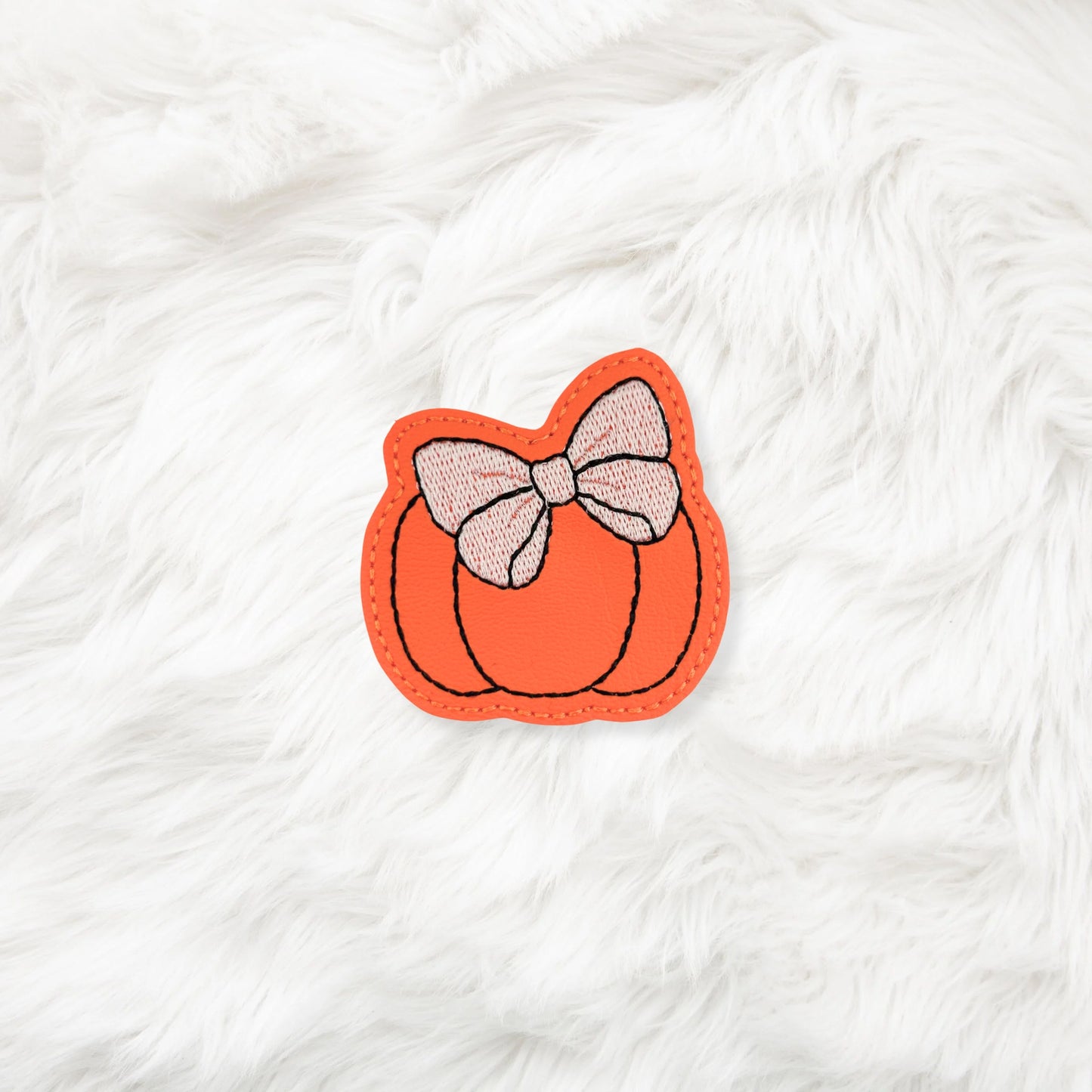 ITH 4x4 Pumpkin Bow Feltie