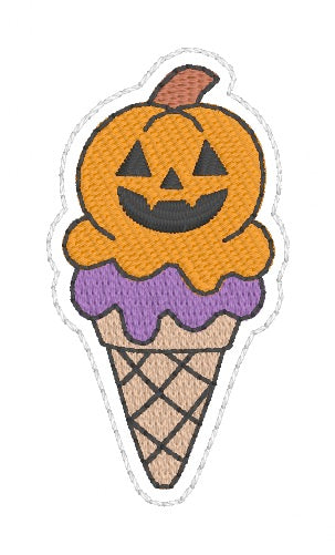 ITH 4x4 Pumpkin Cone Feltie
