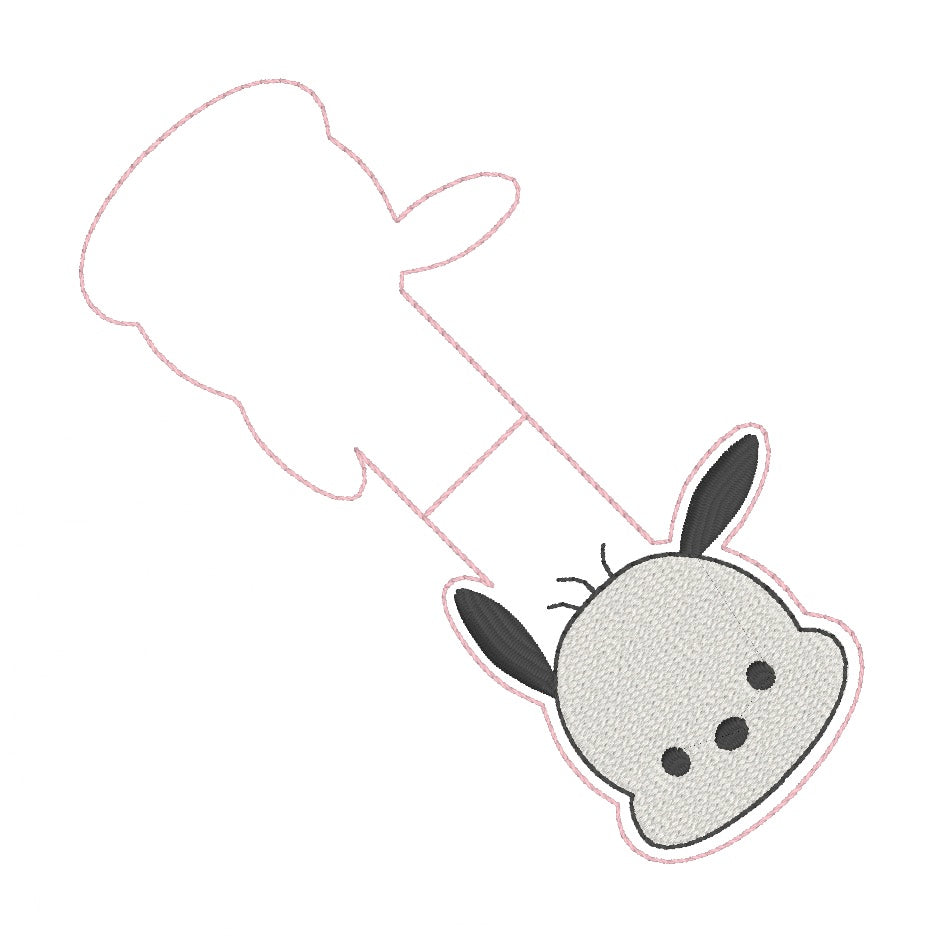 ITH 4x4 Puppy Foldover Magnetic Bookmark