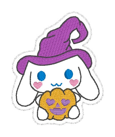 ITH 4x4 Puppy Witch Feltie