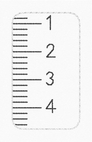 ITH 4x4 Ruler Feltie