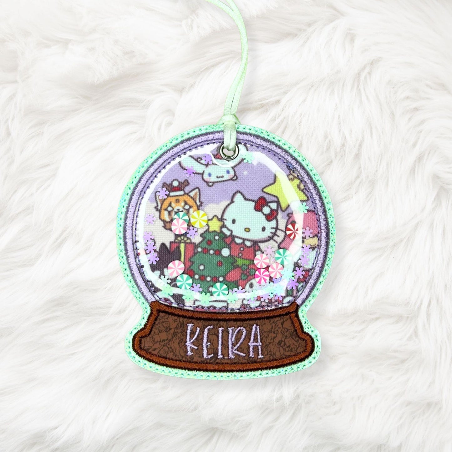 ITH 4x4 Shaker Snow Globe Ornament