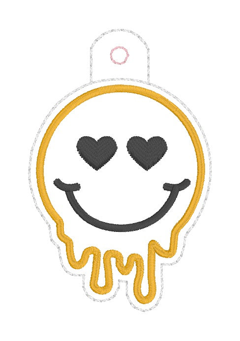 ITH 4x4 Smiley Face Snaptab/Eyelet
