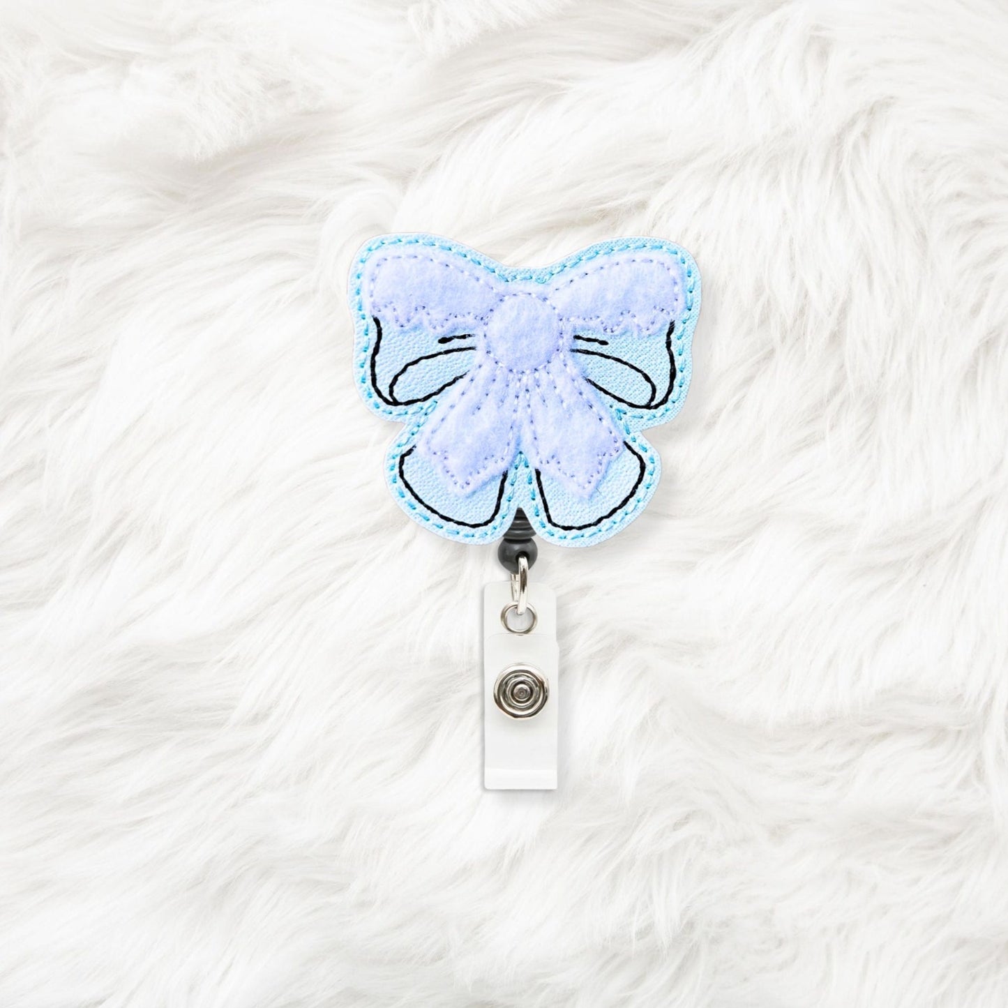 ITH 4x4 Snow Appliqué Bow Feltie