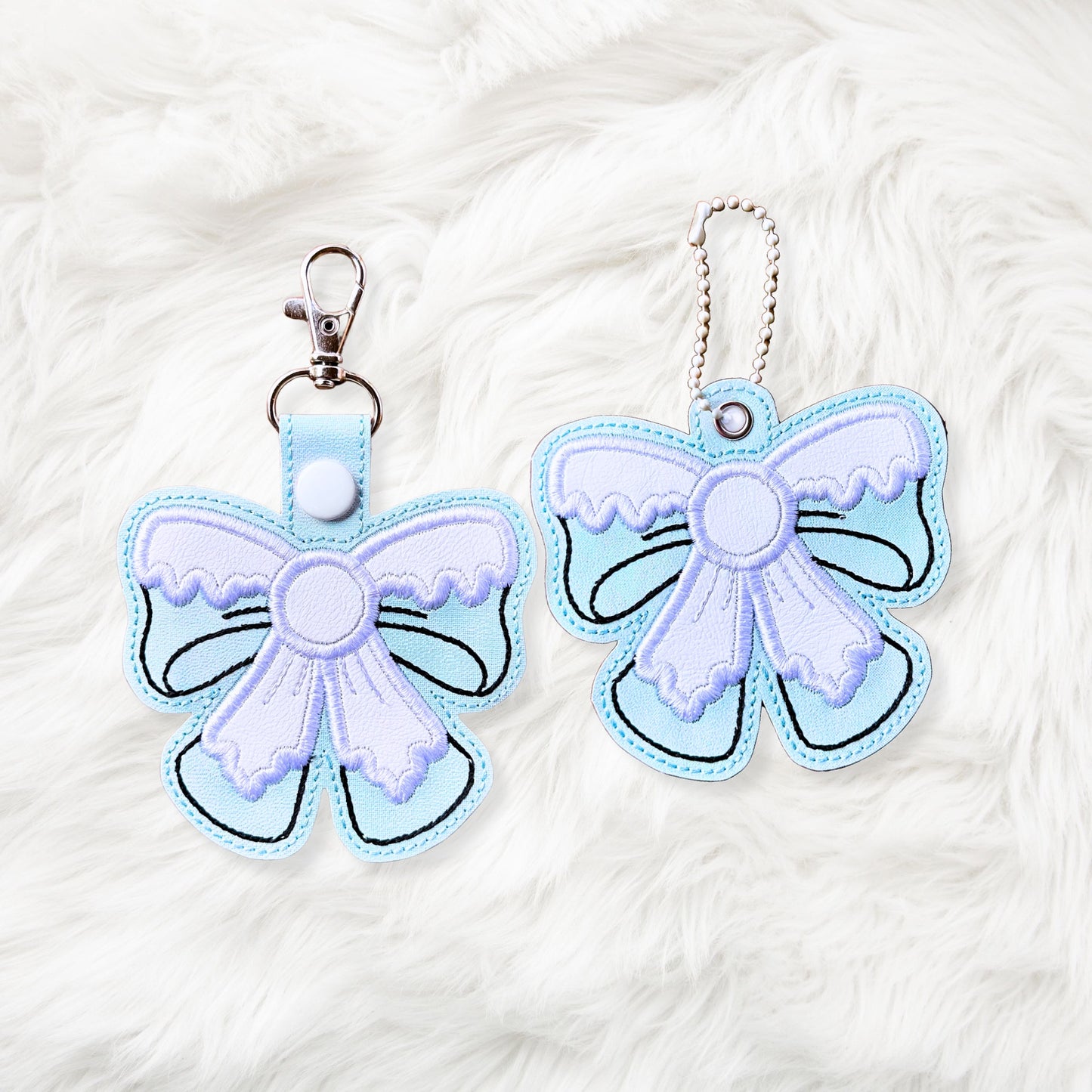 ITH 4x4 Snow Bow Appliqué Snaptab/Eyelet