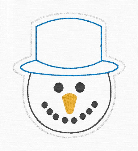 ITH 4x4 Snowman Appliqué Feltie