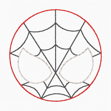 ITH 4x4 Spider Guy Appliqué Feltie