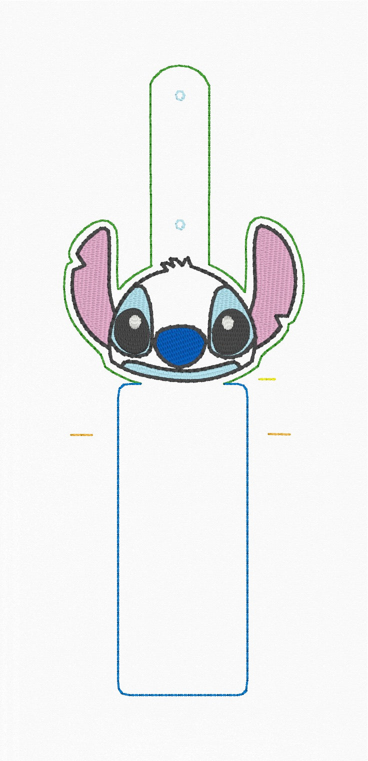 ITH 5x7 Blue Alien Lip Balm Holder