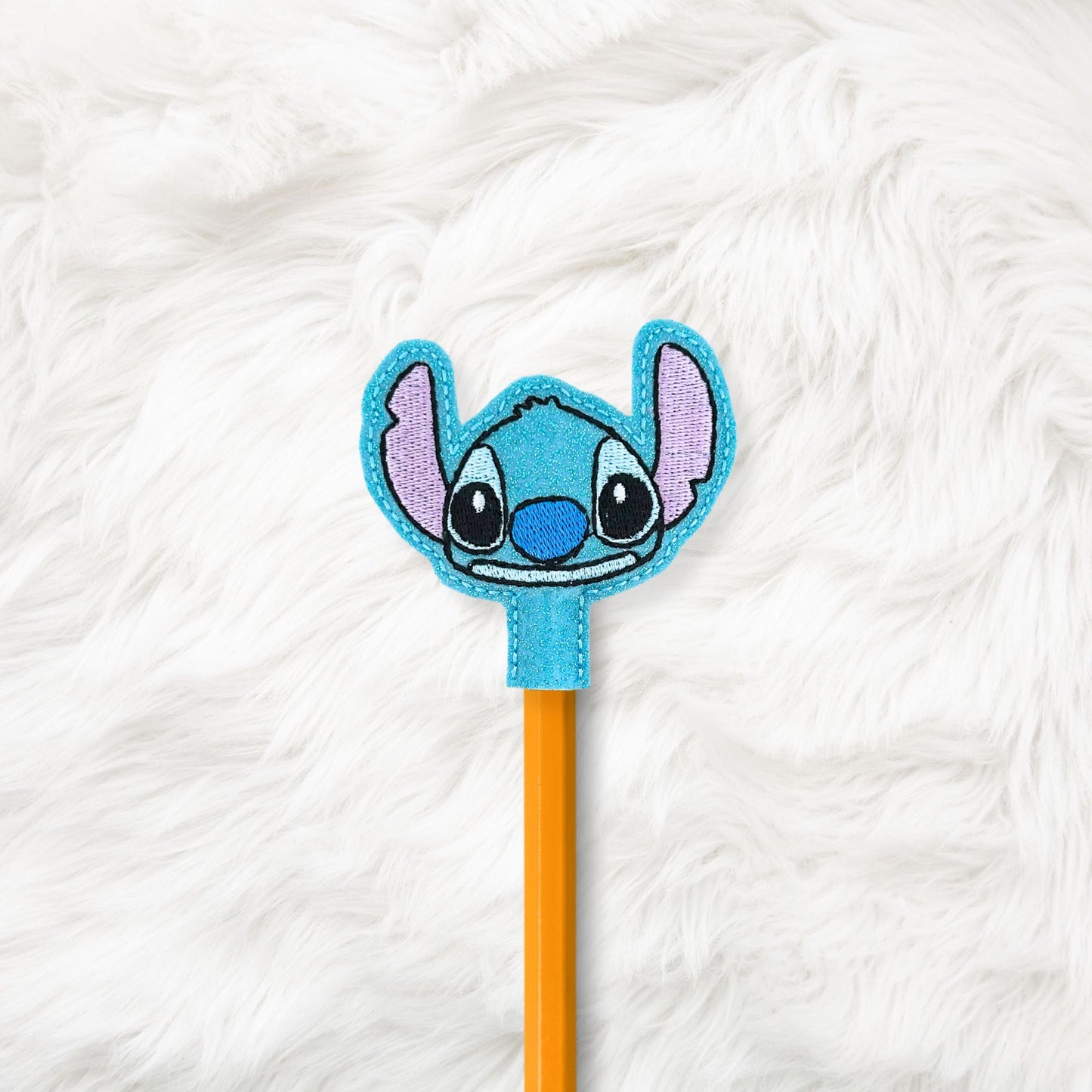 ITH 4x4 Blue Alien Pencil Topper