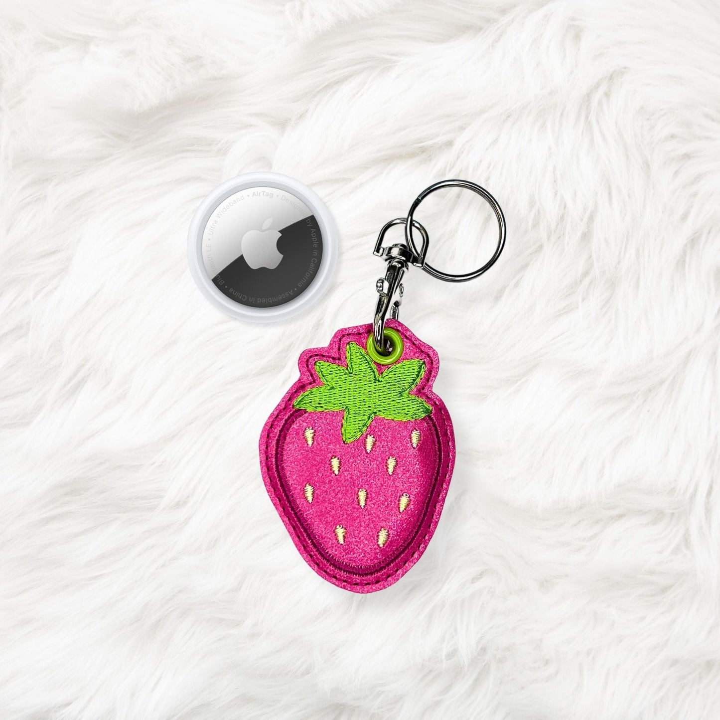 ITH 4x4 Strawberry Air Tag Holder