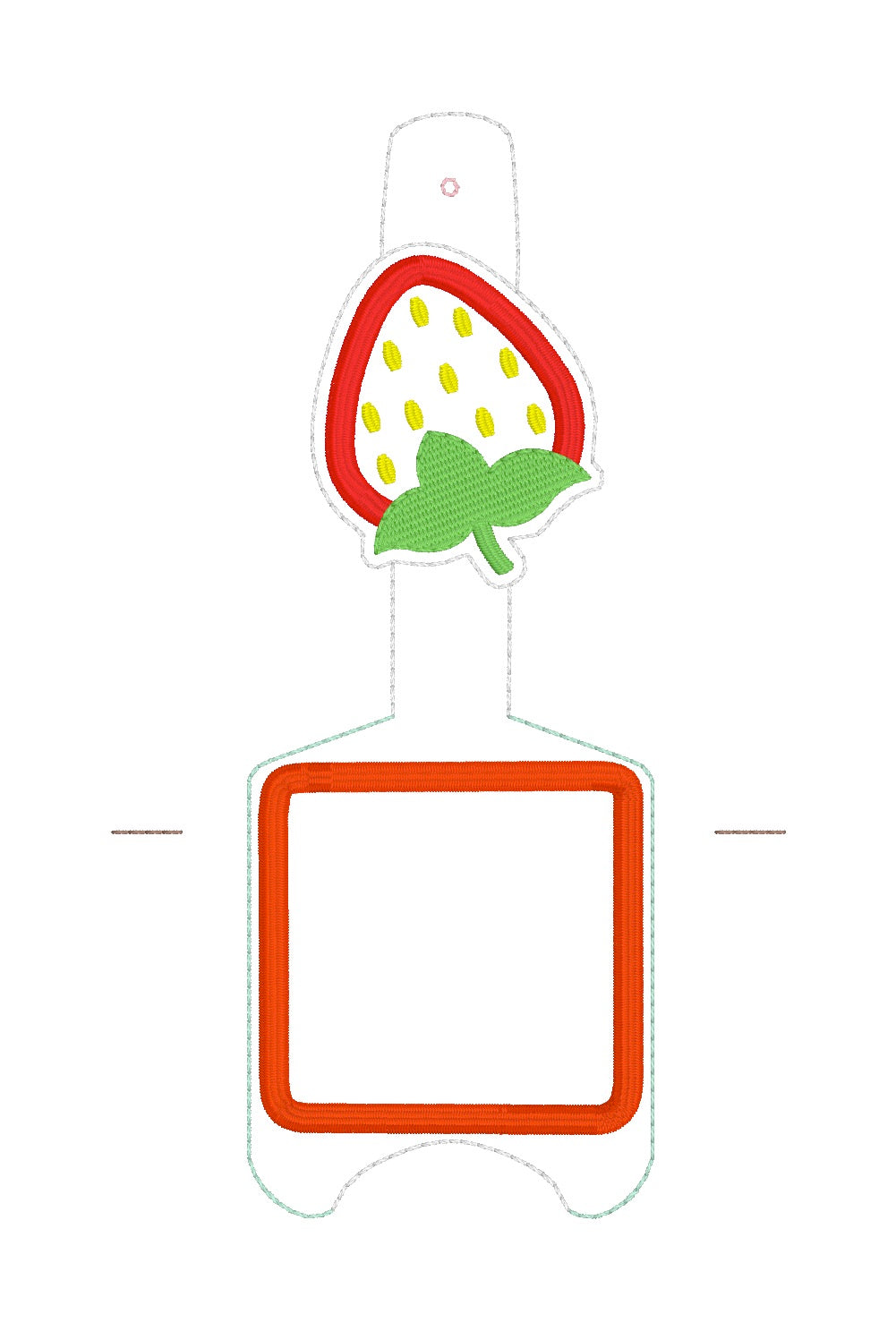 ITH 5x7 1oz Strawberry Sanitizer Holder